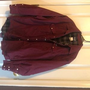 Wrangler quilt lined Pearl snap Baught never worn